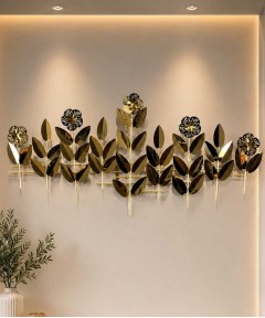 150 x 73 Wall Metal Blossom Living Room